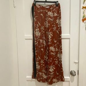 PROMOD floral straight leg pants!